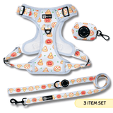 Essential Exploration No-Pull Harness Walk Set - Pizza (3-Piece)