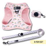 Essential Step-In Harness Walk Set - Over The Rainbow (3-Piece)