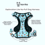 Essential Exploration No-Pull Harness Walk Set - Sushi (3-Piece)
