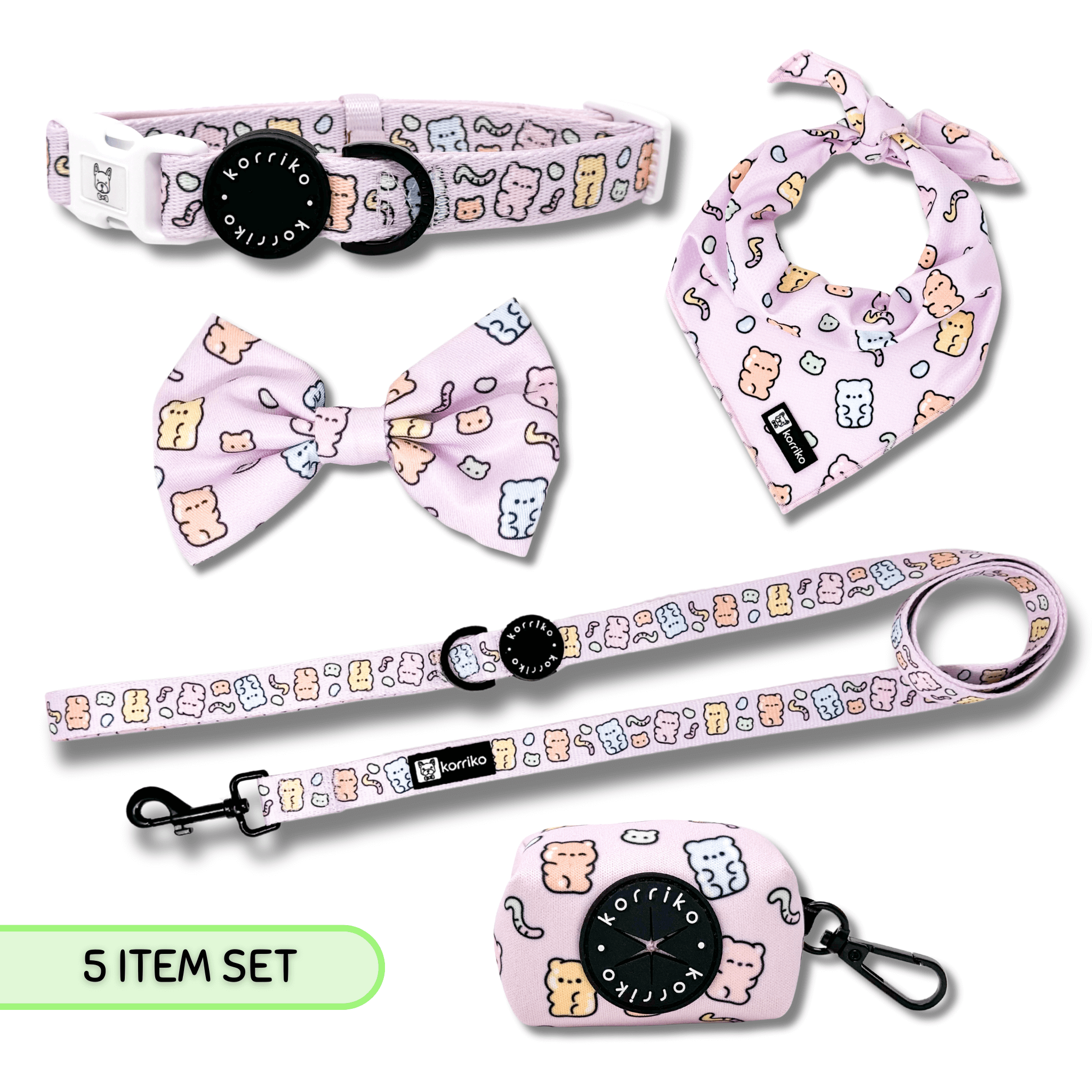 Ultimate Collar Bundle Set - Gummy Bear (5-Piece)