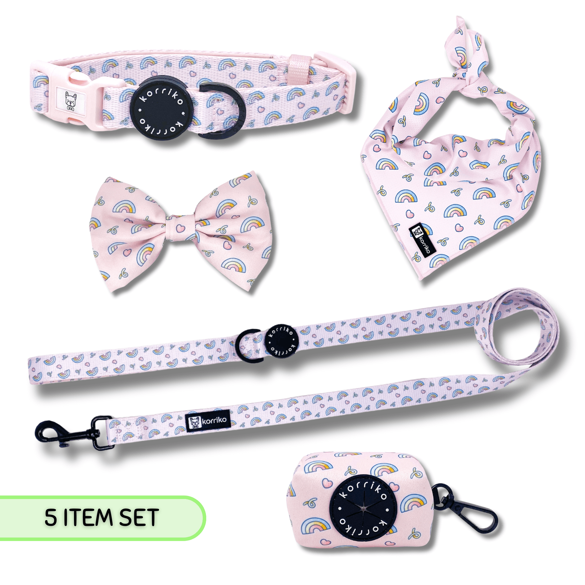 Ultimate Collar Bundle Set - Over The Rainbow (5-Piece)