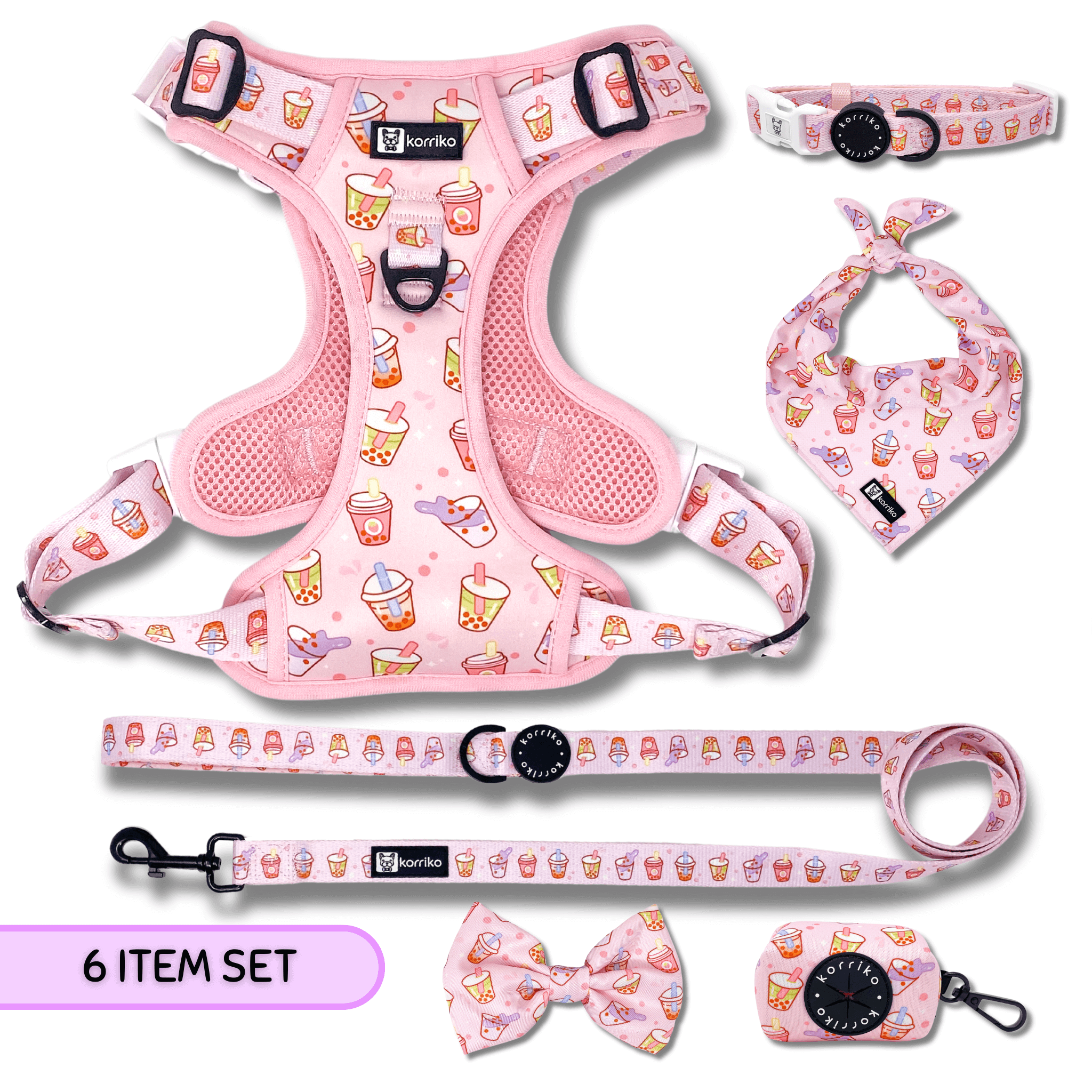 Ultimate Exploration No-Pull Harness Bundle Set - Taro Milk Tea (6-Piece)