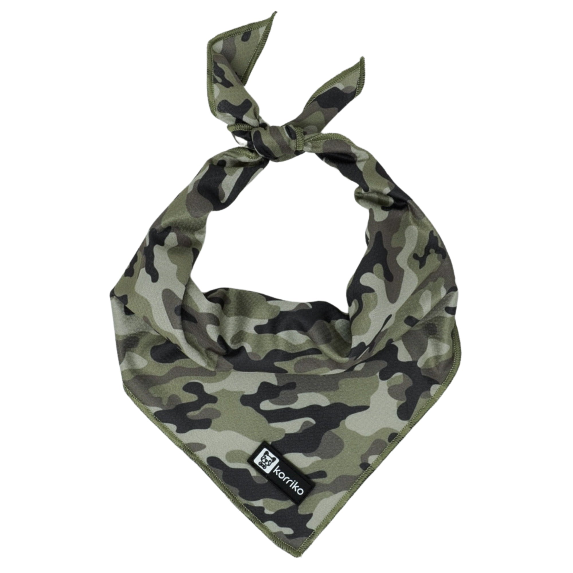 Cooling Dog Bandana - Green Camo (Final Sale)