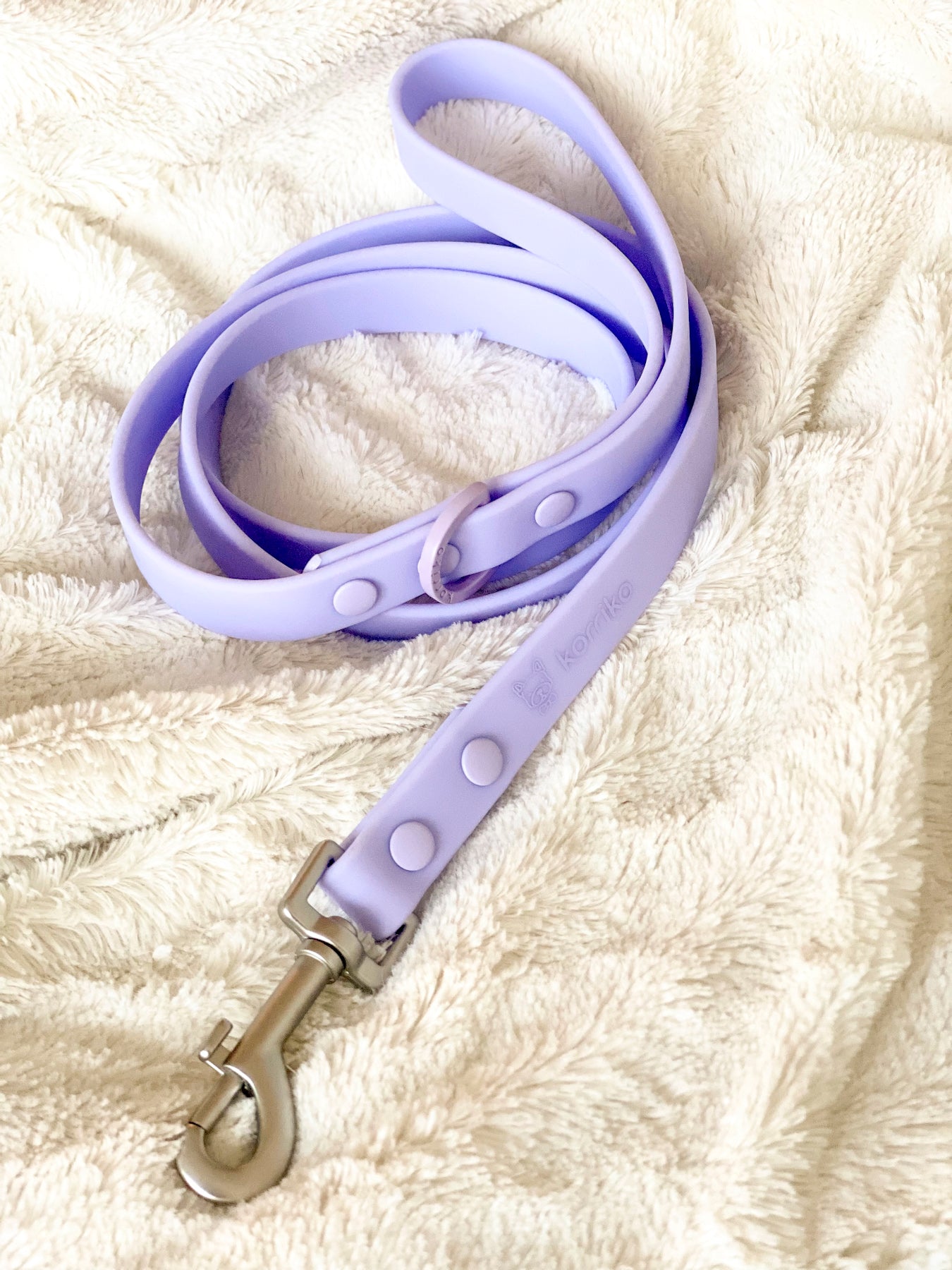Waterproof PVC Dog Leash - Lilac (Final Sale)