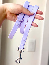 Waterproof PVC Dog Leash - Lilac (Final Sale)