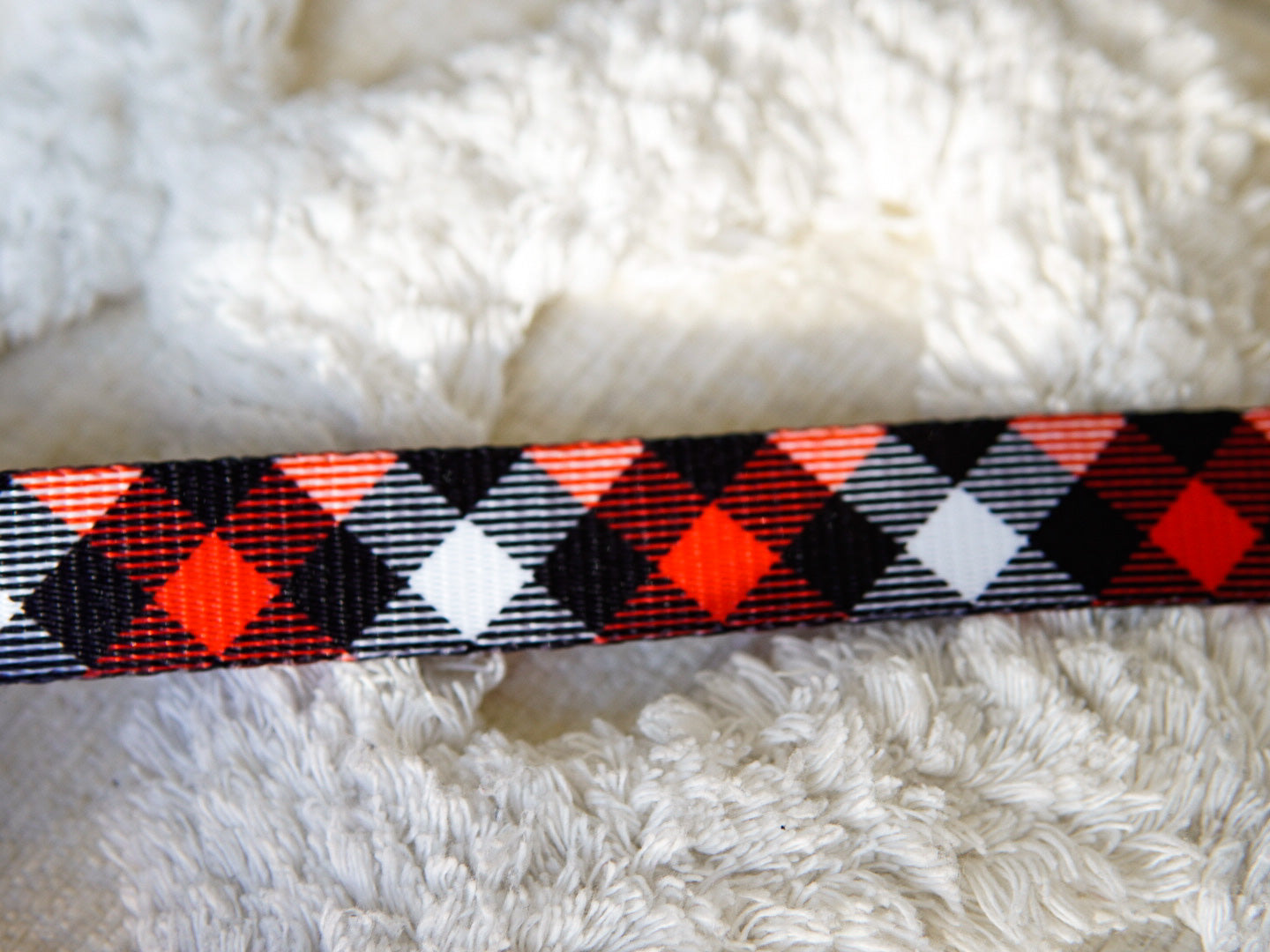 Dog Leash - Red Plaid (Final Sale)
