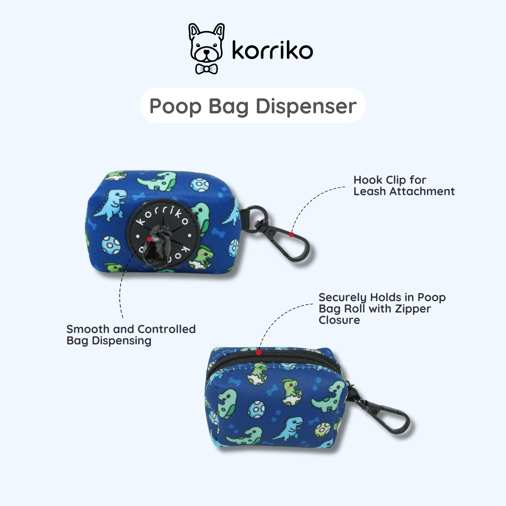 Essential Exploration No-Pull Harness Walk Set - Dino (3-Piece)