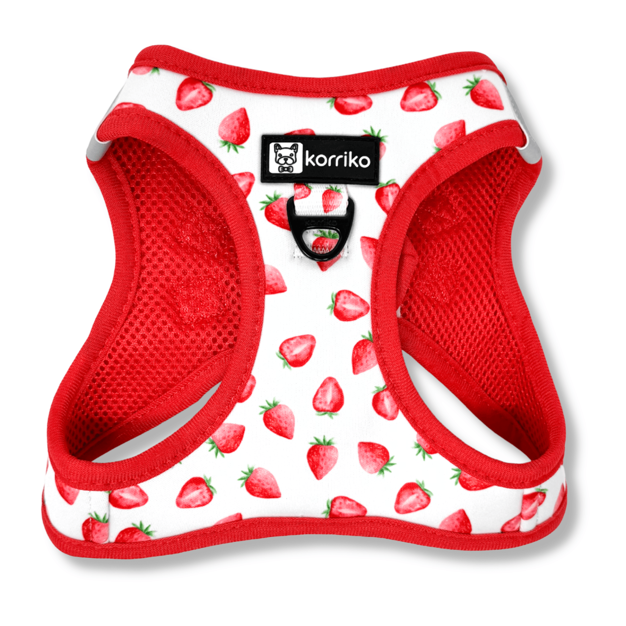 Step-In Vest Dog Harness - Strawberries & Cream