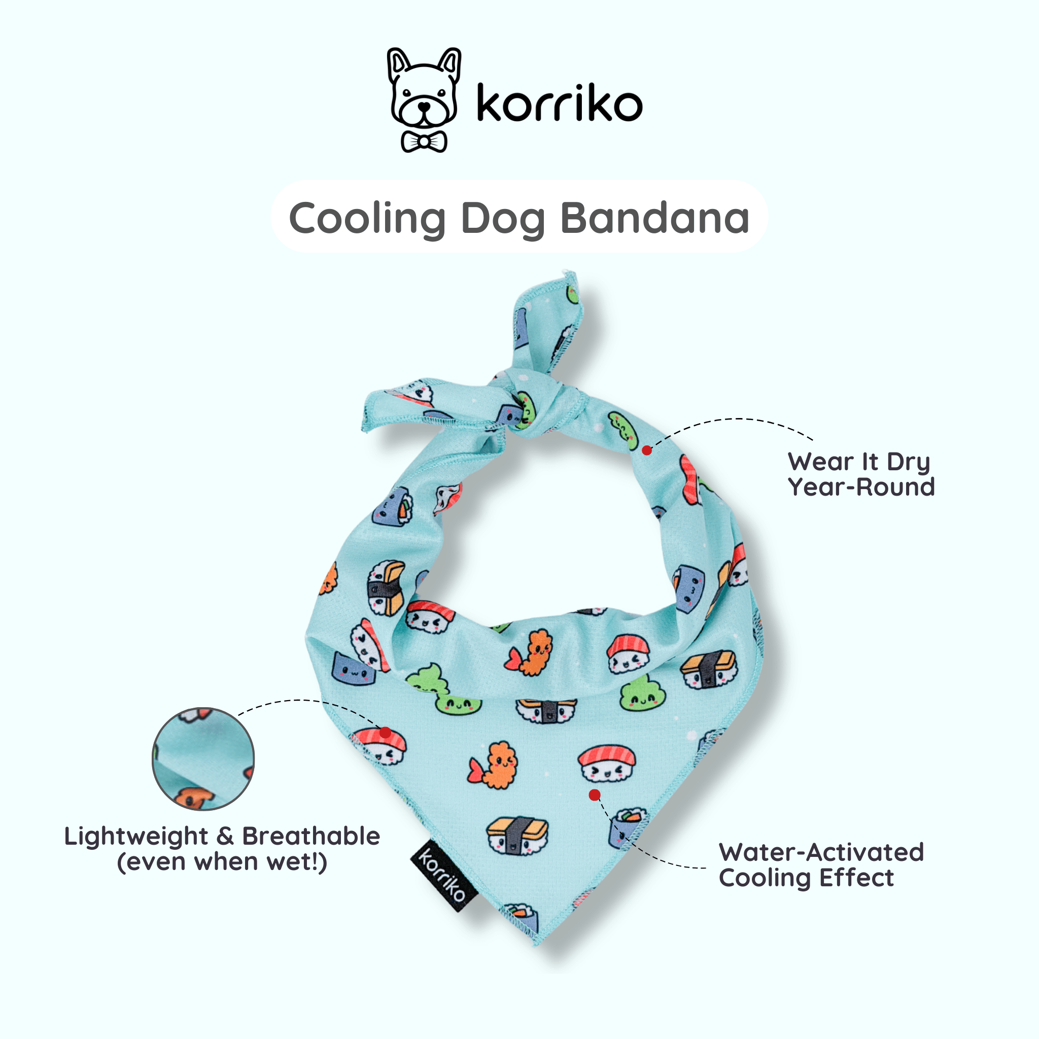 Ultimate Bundle - Exploration No-Pull Harness - Sushi (6-Piece)