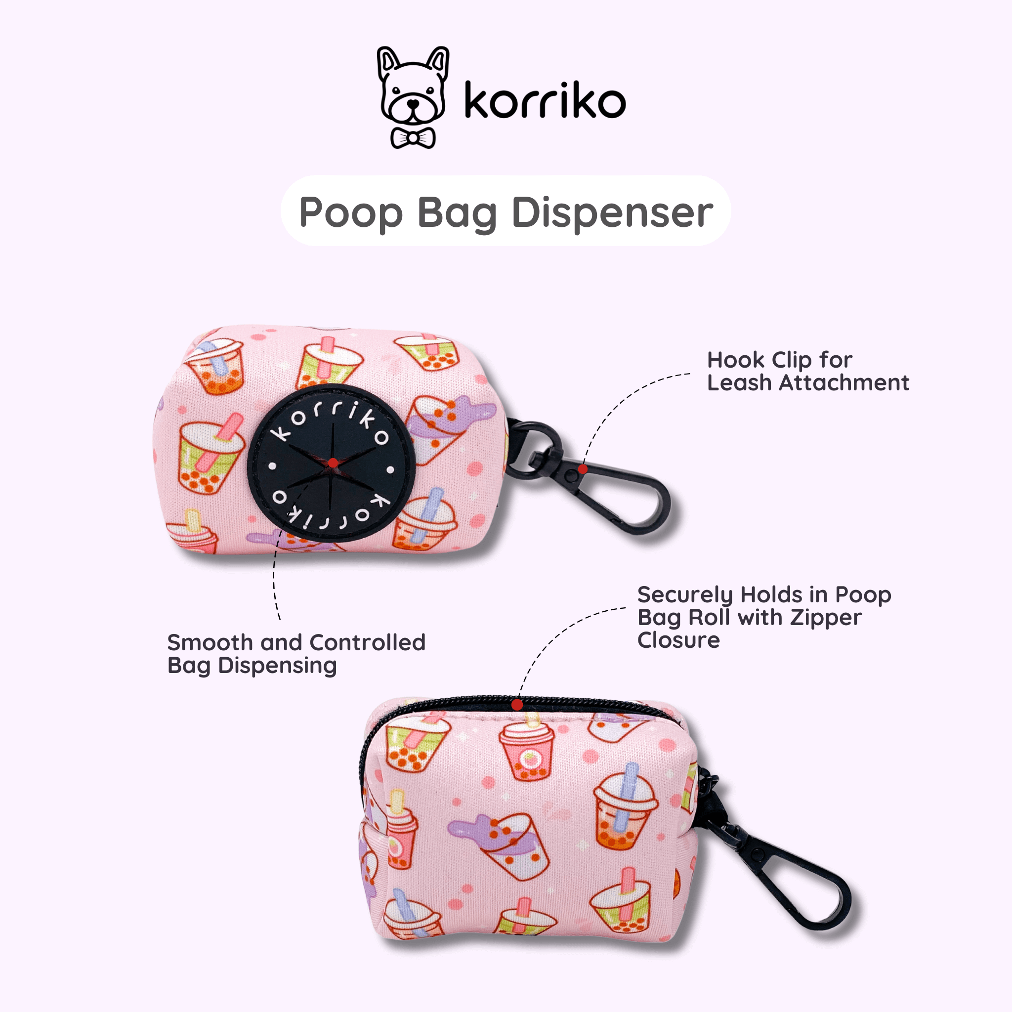 Essential Exploration No-Pull Harness Walk Set - Taro Milk Tea (3-Piece)