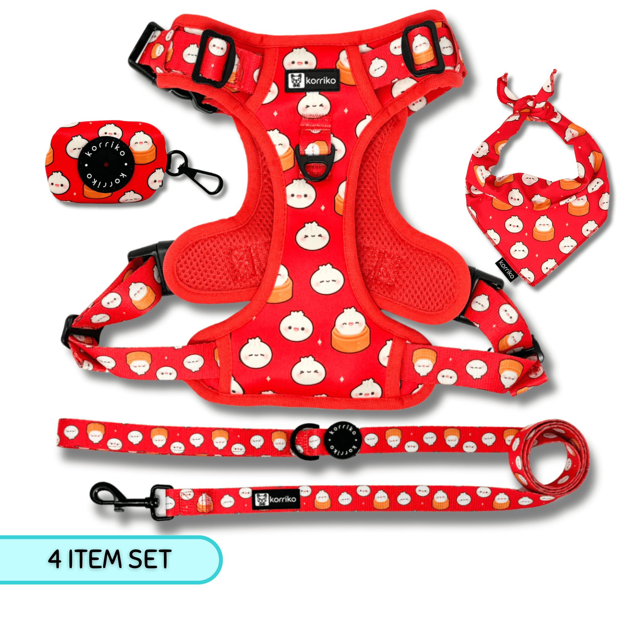 Ultimate Bundle - Exploration No-Pull Harness - Soup Dumpling (4-Piece) (Preorder - Late June)
