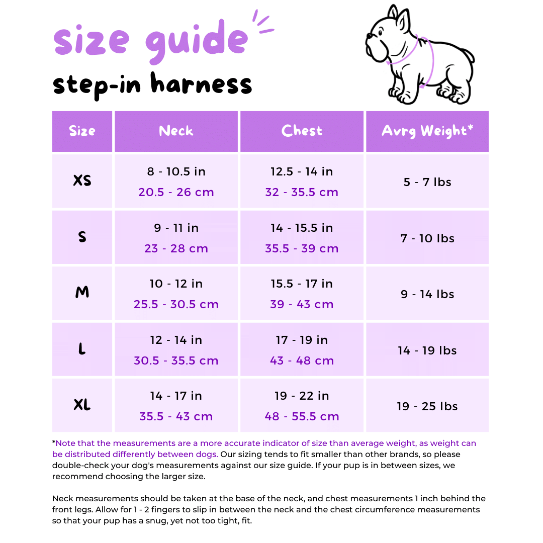 Harness Bundle Set - Lilac (Step-In)