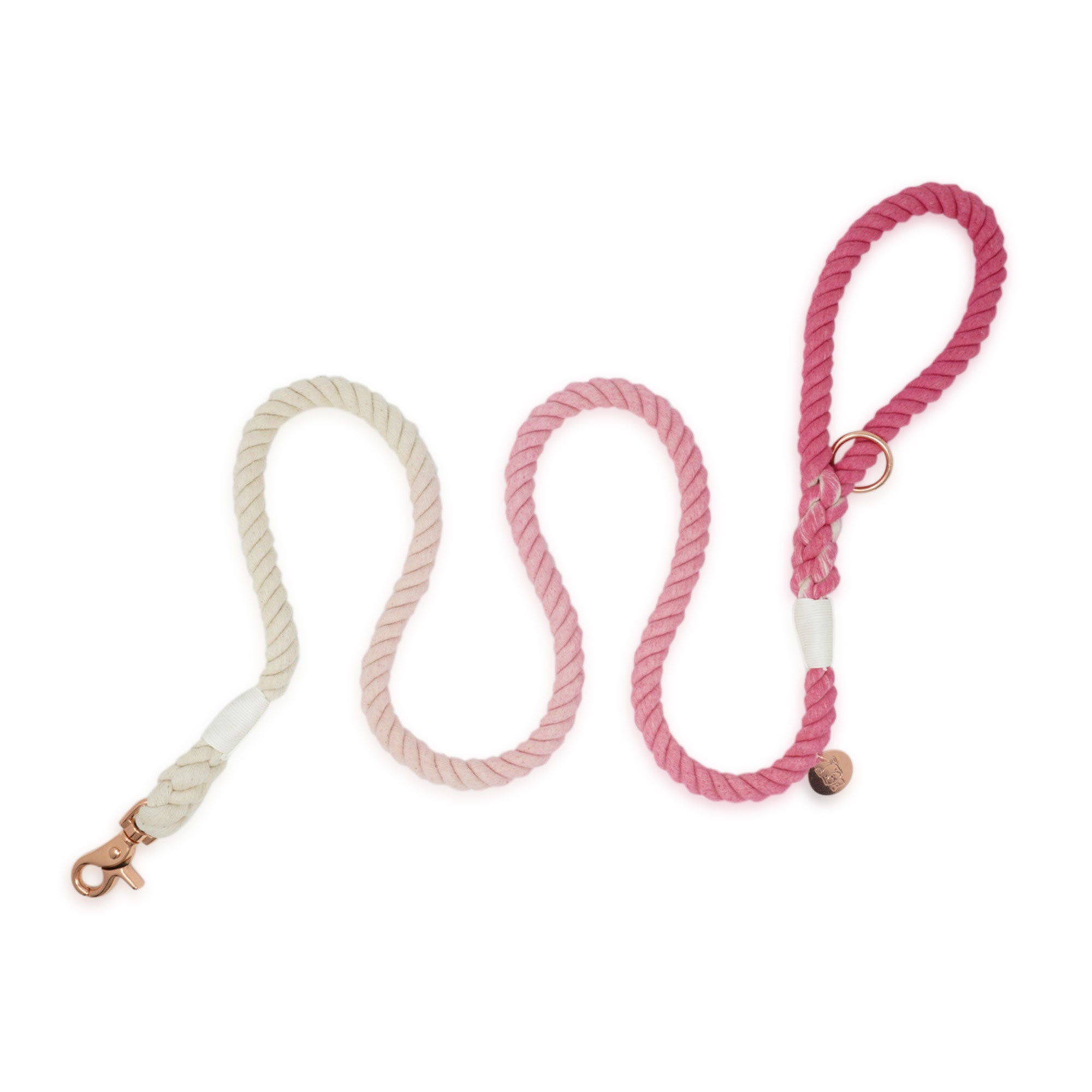 Cotton Rope Leash - Pink Ombre (Final Sale)