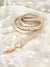 Waterproof PVC Dog Leash - Almond Nude