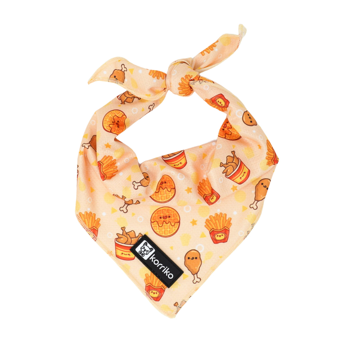 Cooling Dog Bandana - Chicken &amp; Waffles (Final Sale)