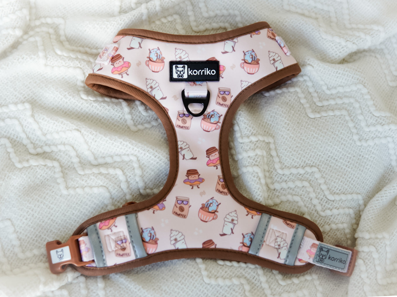 Adjustable Dog Harness - Coffee Break