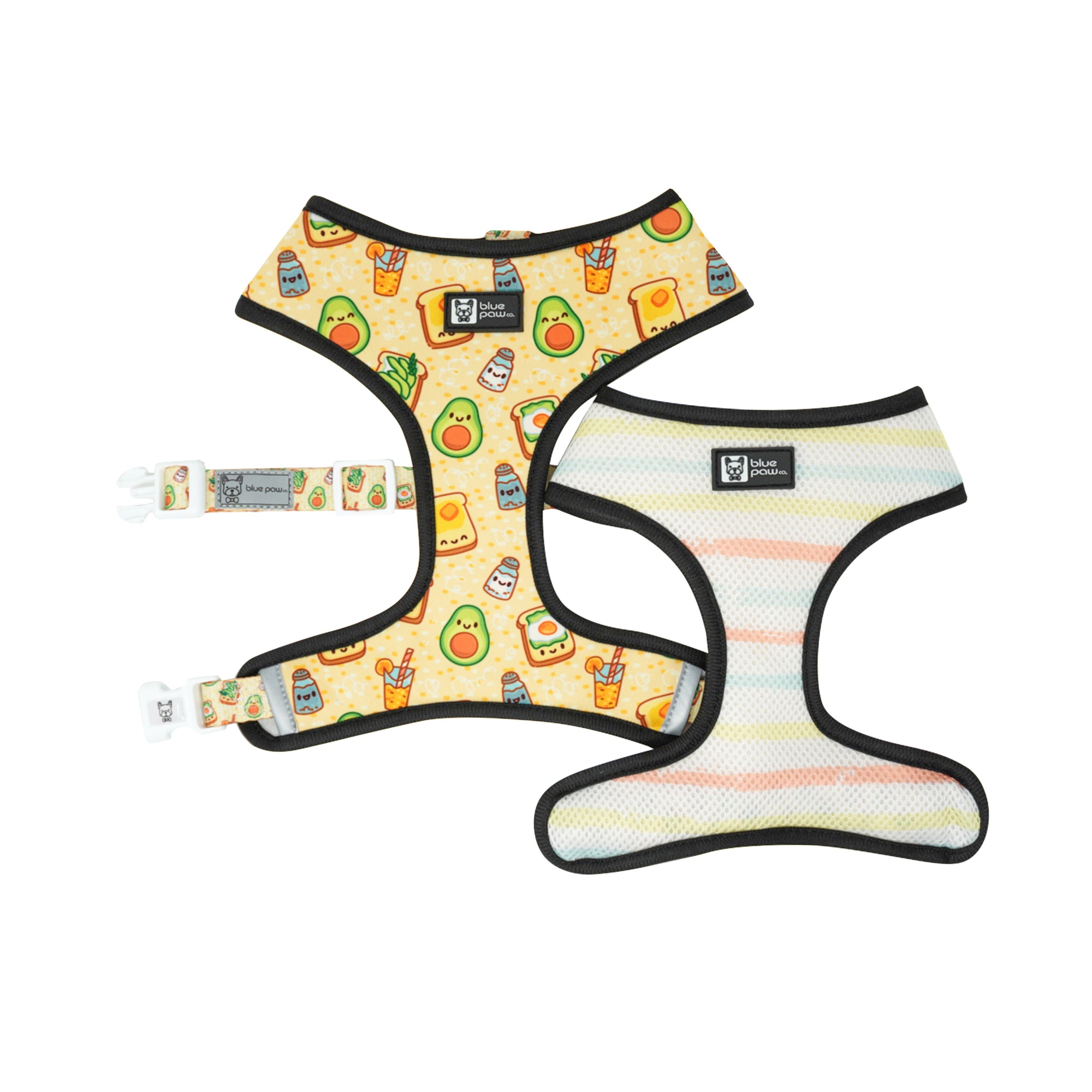 Reversible Dog Harness - Avocado Toast (BPC - SECONDS - FINAL SALE)