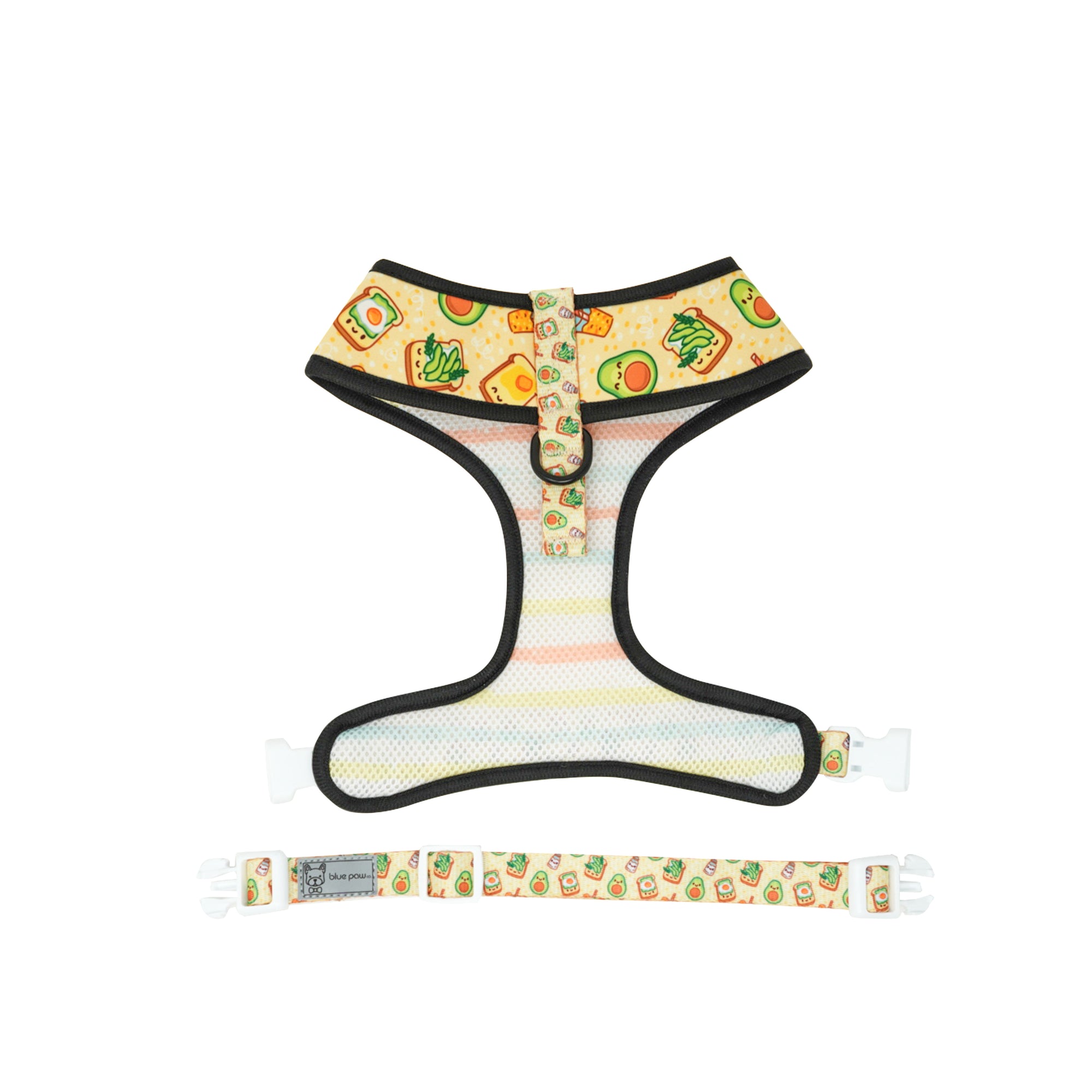 Reversible Dog Harness - Avocado Toast (BPC - SECONDS - FINAL SALE)