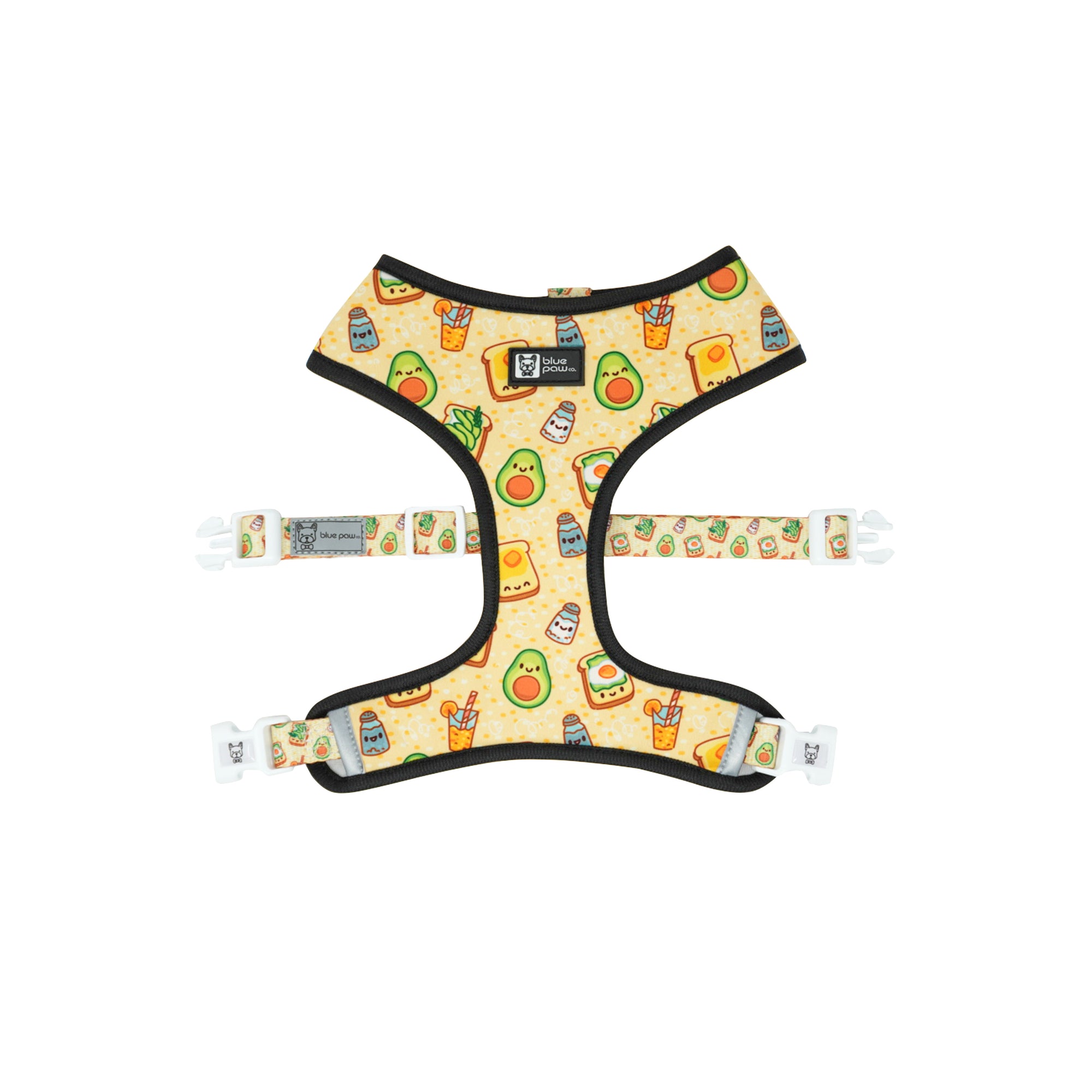 Reversible Dog Harness - Avocado Toast (BPC - SECONDS - FINAL SALE)