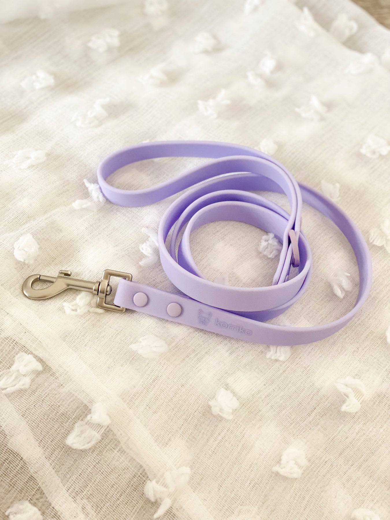 Waterproof PVC Dog Leash - Lilac (Final Sale)