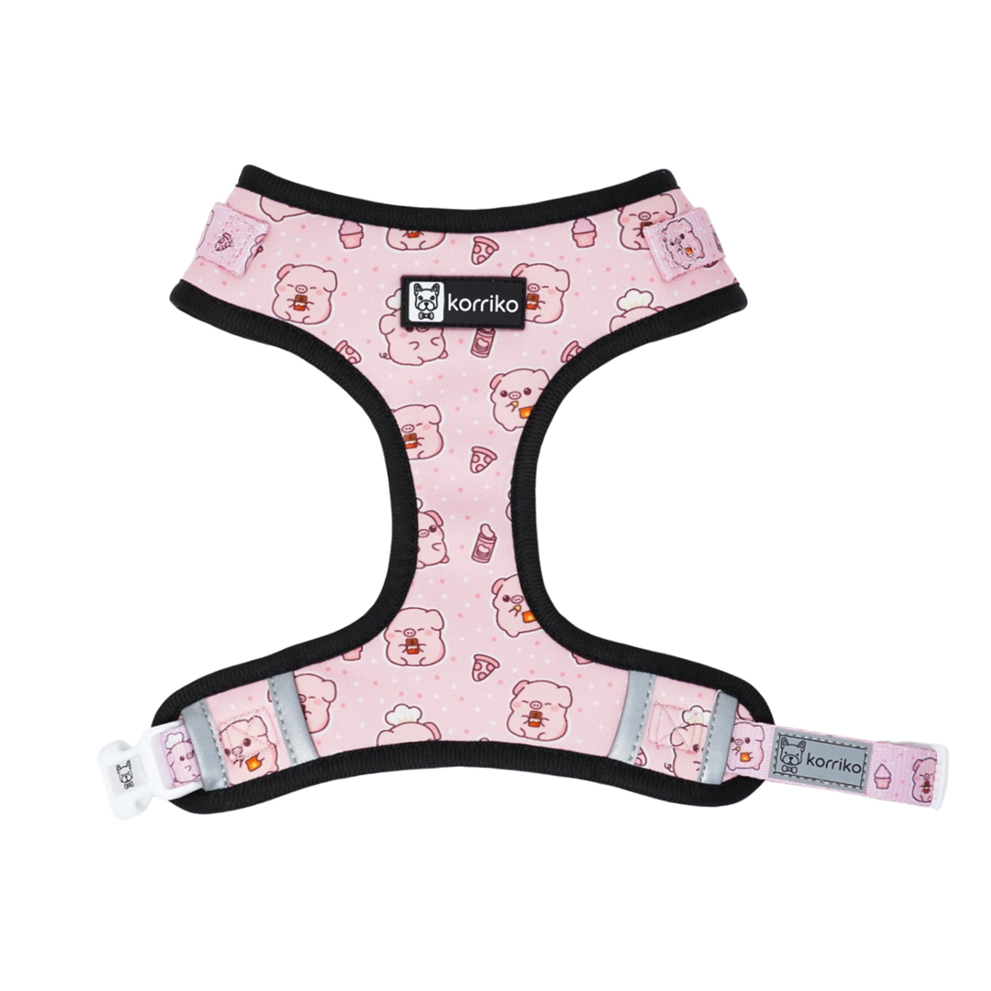 Adjustable Dog Harness - Piggin' Out *SPECIAL SIZING*