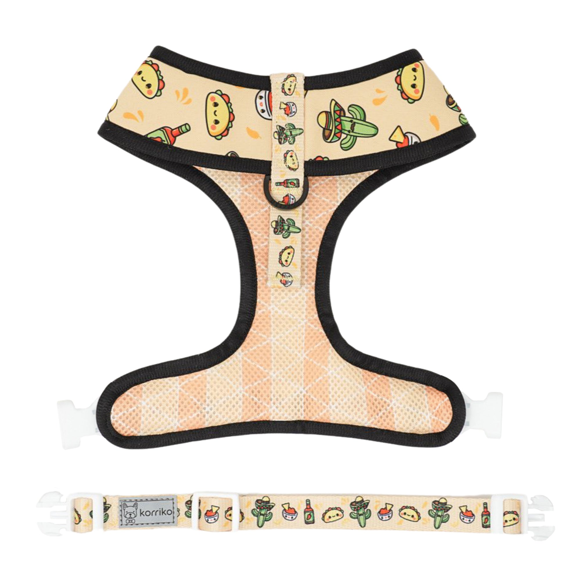 Reversible Dog Harness - Taco Fiesta (SECONDS - FINAL SALE)
