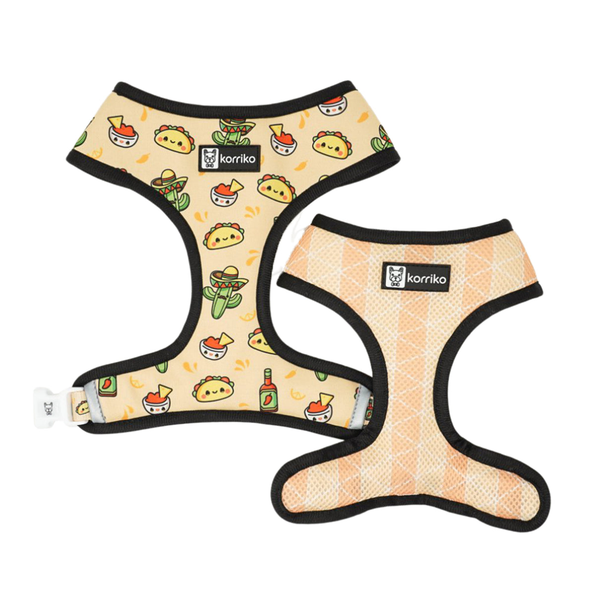 Reversible Dog Harness - Taco Fiesta (SECONDS - FINAL SALE)